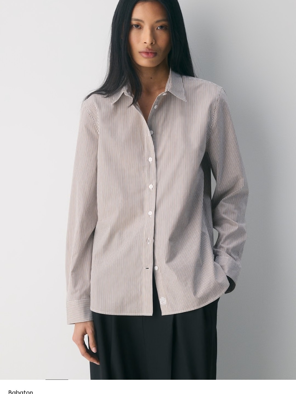 Letterpress Classic Poplin Shirt